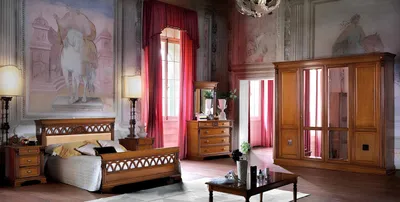 Produktbild von Schlafzimmer Set Komplett Kommode Bett Kleiderschrank Betten Nachtkonsole 6tlg.