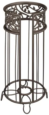 Image de Le porte-papier toilette en bronze pour le coin de la salle de bains.