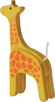 Zdjęcie produktu dla EverEarth Bamboo Giraffe, 2 lat(a), Afryka, Wielobarwny, Bambusowy