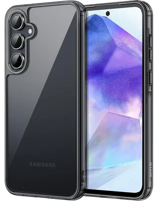 Immagine prodotto di Custodia protettiva per Samsung Galaxy A55 5G, resistente agli urti, antigraffio, colore nero