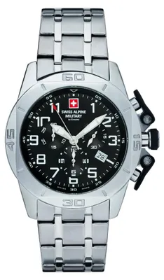 Zdjęcie produktu dla Swiss Alpine Military męski zegarek Chrono 7063.9137SAM stal szlachetna