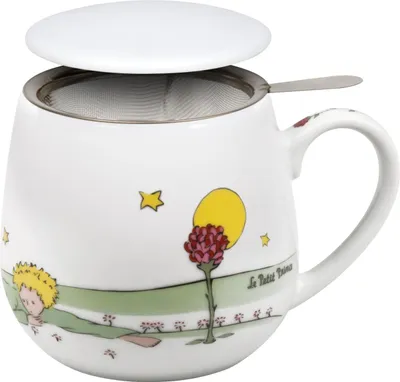 Image de Könitz 1150001599 Mug avec filtre et couvercle 400 ml - Le Petit Prince Amitié - Tea for you / Mug à thé