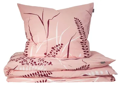 Produktbild von SCHIESSER Bettwäscheset Annic | Renforcé | 2-teilig | Wiesenpflanzen-Print | 100% Baumwolle | Weich und glatt | YKK-Reißverschluss | 155x220 cm + 80x80 cm | Rosa