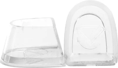 Produktbild von Diamant Absatzschoner - Style: Latino - Farbe: Transparent - Menge: 1 Paar