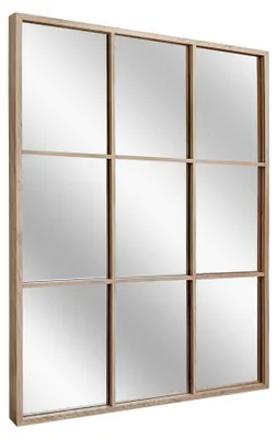 Immagine prodotto di Specchio da parete STYLER modello JOEL, 69x95 cm, forma rettangolare, cornice in MDF, ideale per ingresso, camera da letto, bagno, stile moderno, design loft, decorativo