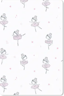 Produktbild von MuchoWow® Mauspad Mousepad Mädchen - Ballett - Rosa - Muster - Mädchen - Kinder - Kinder 40x60 cm - Mousepads - Maus Mat - Pad - Mausunterlage - Schreibtisch Accesoire