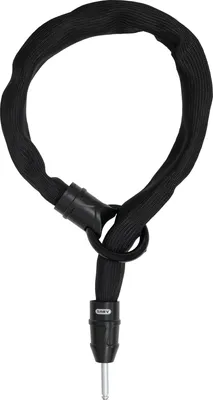 Produktbild von ABUS Rahmenschloss-Einsteckkette IvyTex Adaptor Chain 8KS - Fahrradschloss mit schmutz- und feuchtigkeitsabweisender Hülle - 8 mm starke Kette - Schwarz