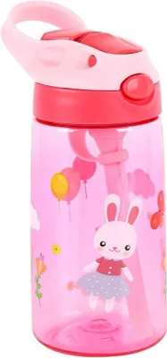 Immagine prodotto di Borraccia per bambini da 480 ml senza BPA con cannuccia