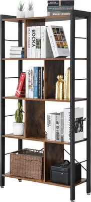 Produktbild von VASAGLE Bücherregal Standregal, Metallgestell, Arbeitszimmer, stabil