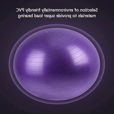 Productafbeelding van Fitness Bal - Pilates Bal - Evenwichtstraining Thuis - Anti-Burst Ontwerp - 65CM - Multicolor