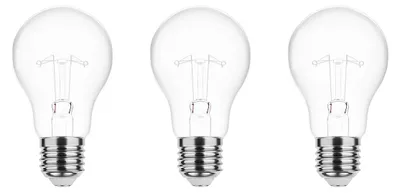 Produktbild von Technik E27 Glühlampe P45 40W 350lm 2700K warmweiß 3 Stück dimmbar