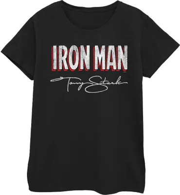 Produktbild von Marvel - "AKA Tony Stark" T-Shirt für Damen BI48664 (L) (Schwarz)