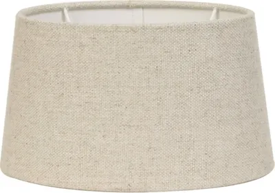 Produktbild von Lampenschirm Oval in leinen Natur für Tischleuchte Tischlampe 30-25-16