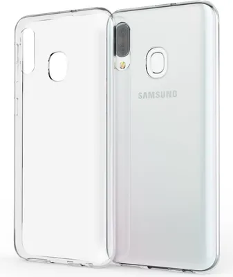 Produktbild von NALIA Hülle "GLAZE" für Samsung Galaxy A40 - Klare TPU Schutzhülle, Anti-Gelb, Schlank & Leicht - Transparente Handyhülle