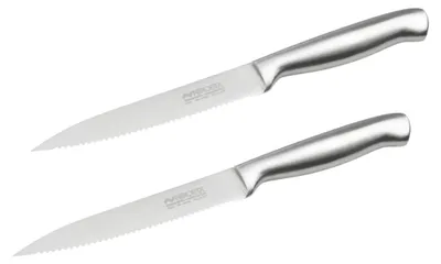 Image de Set de 2 couteaux de cuisine 24 cm en inox Nirosta Star