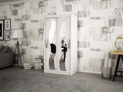 Image de MINIO Armoire 120 cm SEWILLA blanc mat