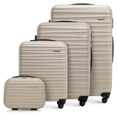 Immagine prodotto di Set di valigie WITTCHEN, composto da 4 pezzi: valigie rigide, trolley, bagaglio a mano, valigia da viaggio