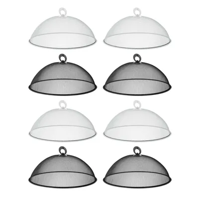Produktbild von 8x Speisen Abdeckhaube Metall Speiseschirm Speisenhaube Fliegenhaube Insektenhaube Lebensmittel Haube