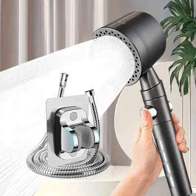 Produktbild von Hochdruck-Duschkopf wassersparend 5 Modi mit Filter