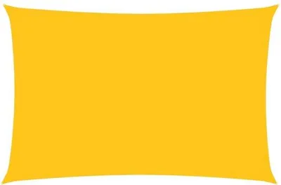 Produktbild von Sonnenschirm - Rechteckiges Schattenmuster - 2x4 m - Wetterfestes Oxford-Tuch - UV-Schutz - Gelb