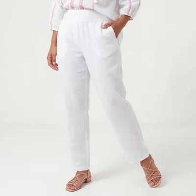 Produktbild von Leinenhose angenehme Sommerhose aus 100% Leinen 36 38 40 42 44 für Damen
