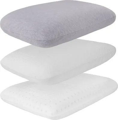 Produktbild von Memory Foam Kissen druckentlastend nackenstützend mit Ventilationskanälen hohes Raumgewicht 60x12 cm
