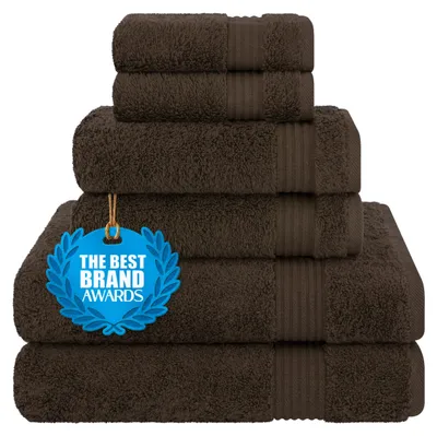 Produktbild von Baumwolle Paradise 6-teiliges Handtuch-Set, 100% türkische Baumwolle, weiche, saugf