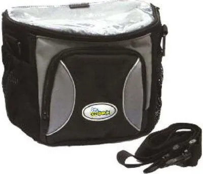 Produktbild von On Bike Universelle PVC-Fahrradtasche für Lenker mit mehreren Taschen
