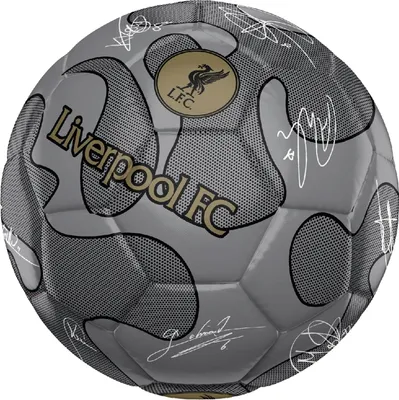 Obrázek produktu pro Liverpool FC - Fotbalový míč s podpisy RD3863 (5) (stříbrná)