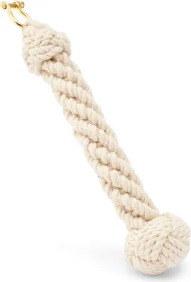 Produktbild von Maritim Glockenbändsel 17cm geflochten aus Baumwolle mit Messing Schäkel