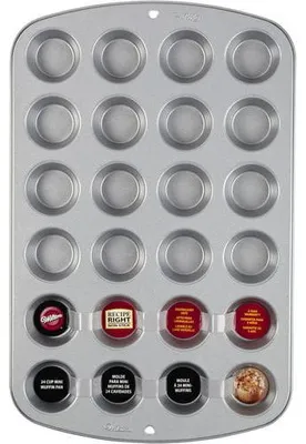 Immagine prodotto di Mini teglia per muffin 24 pezzi 40x26cm - Wilton
