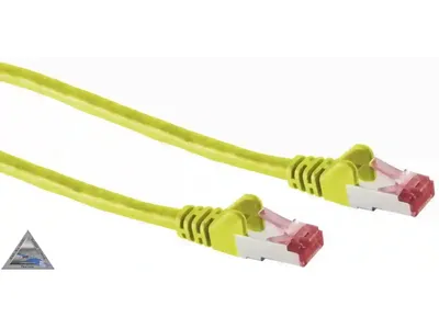 Zdjęcie produktu dla Kabel krosowy kat6A S/FTP PIMF bezhalogenowy żółty 15m