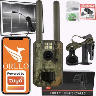 Obrázek produktu pro Fotopast GSM, lesní kamera s solárním panelem ORLLO HUNTERCAM 5