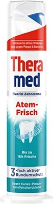 Produktbild von Theramed Zahncreme Spender Atem-Frisch Fluorid 100ml 5er Pack