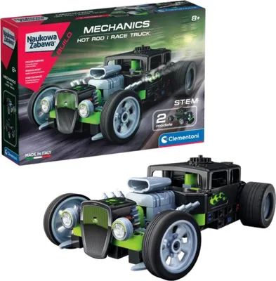 Produktbild von Wissenschaftlicher Spaß Mechaniklabor Hot Rod & Race Truck Clementoni 50792