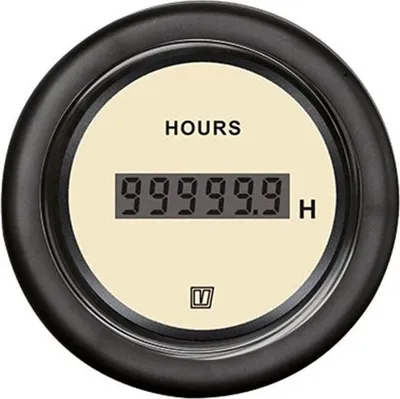 Immagine prodotto di VETUS HOURCN beige Contatore di ore di funzionamento 12/24V