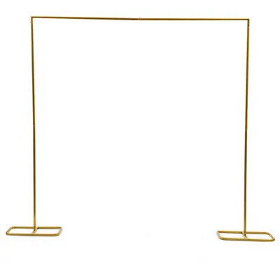Image de Arche de mariage, structure en fer robuste, nombreuses possibilités de décoration, M, dorée