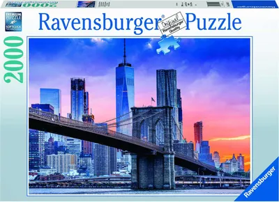 Obrázok produktu pre Ravensburger Skyline New York, 2000 kusov, Mesto, 14 rok / roky