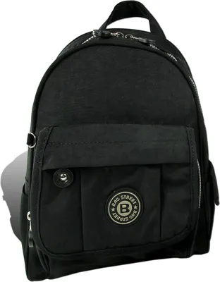 Immagine prodotto di Borsa Street zaino crinkle nylon nero trendy signore zaino città D2ORJ201S