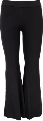 Produktbild von Leggings mit Schlag, Boho Schlaghose - Schwarz, Damen, Viskose,Elasthan, Größe: L