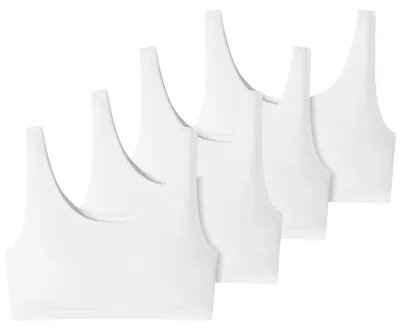 Produktbild von UNCOVER by SCHIESSER Damen Bustier schwarz weiß breite Träger | 4er Pack | 8253