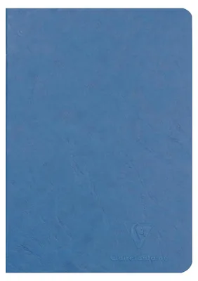 Produktbild von Clairefontaine Heft AgeBag A5 Leinen bl 48Bl blau