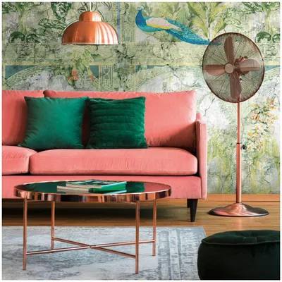 Immagine prodotto di Profhome 393321-GU Fotovliestapete Floral matt grün blau grau 1,59 m x 2,8 m