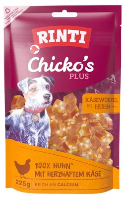 Immagine prodotto di Rinti Chicko Plus Formaggio a Cubetti Pollo 225g