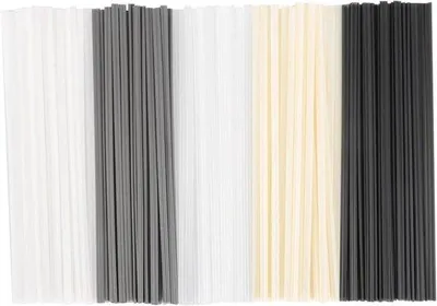 Produktbild von Kunststoff-Lasdraad-Satz für Kunststoff-Reparatur | Kunststoff-Lasopfertigung | 4er-Lasdraad-Satz aus ABS/PVC/PE/PP | 50er-Pack