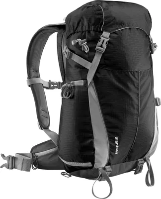 Produktbild von Mantona Elements Outdoor Rucksack schwarz - 2in1 Kamera- & Trekking-Rucksack, Fototasche mit gepolsterten Fächern für DSLR, Systemkamera & Drohne, Stativhalterung, inkl. Regenschutzhülle