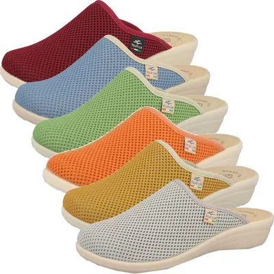 Produktbild von Fly Flot Damen Hausschuh Pantoffel komfortabel strapazierfähig bequem 330019, Größe:42 EU, Farbe:Grau