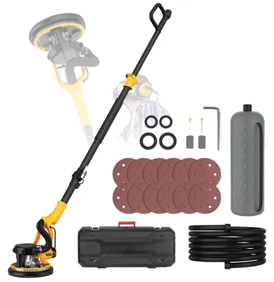 Produktbild von Elektrischer Trockenbauschleifer, 1390W Leistung, 220V Spannung, 50/60Hz Frequenz, 800-2800 U/min Leerlaufdrehzahl, 220mm Schleifscheibendurchmesser