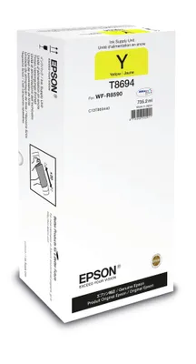 Produktbild von Epson T8694 - 735.2 ml - Gelb - original - Nachfülltinte - für WorkForce Pro R8590 D3TWFC, WF-R8590, WF-R8590 D3TWFC, WF-R8590DTWF