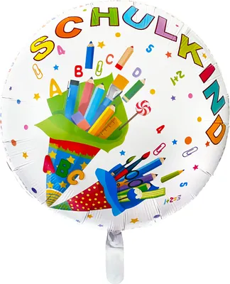 Produktbild von Oblique Unique Schulkind Folien Luftballon für Schuleinführung Schulanfang Einschulung Dekoration Deko Ballon